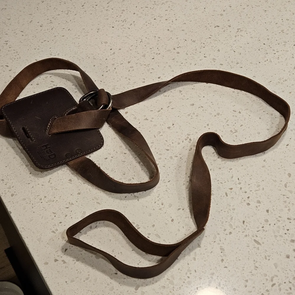 Hide & Drink Adjustable Leather Book Strap Carrier Shoulder Carry Reader